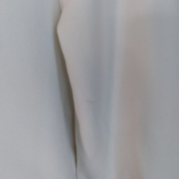 Glam & Fame Boho Flowy Sheer Cream Floral Blouse Size Small - Picture 7 of 8